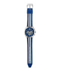  Shop Authentic Michael Kors Brecken Chronograph Blue Dial Two Tone PVC Strap Watch For Men - MK8950 - Luxxuri