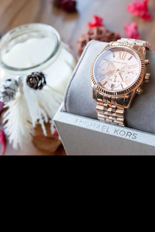  Shop Authentic Michael Kors Lexington Rose Gold Dial Rose Gold Steel Strap Watch for Women - MK5569 - Luxxuri