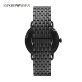 Shop Authentic Emporio Armani Automatic Multifunction Black Dial Black Mesh Bracelet Watch For Men - AR60025 - Luxxuri