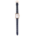  Shop Authentic Emporio Armani Gianni T Bar Quartz Mother of Pearl Dial Blue Leather Strap Watch For Women - AR11466 - Luxxuri