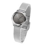  Shop Authentic Calvin Klein Minimal Grey Dial Silver Mesh Bracelet Watch for Women - K3M231Y3 - Luxxuri