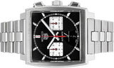  Shop Authentic Tag Heuer Monaco Automatic Chronograph Black Dial Silver Steel Strap Watch for Men - CBL2113.BA0644 - Luxxuri