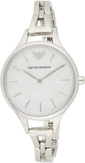  Shop Authentic Emporio Armani Aurora Mother Of Pearl White Dial Silver Steel Strap Watch For Women - AR11054 - Luxxuri