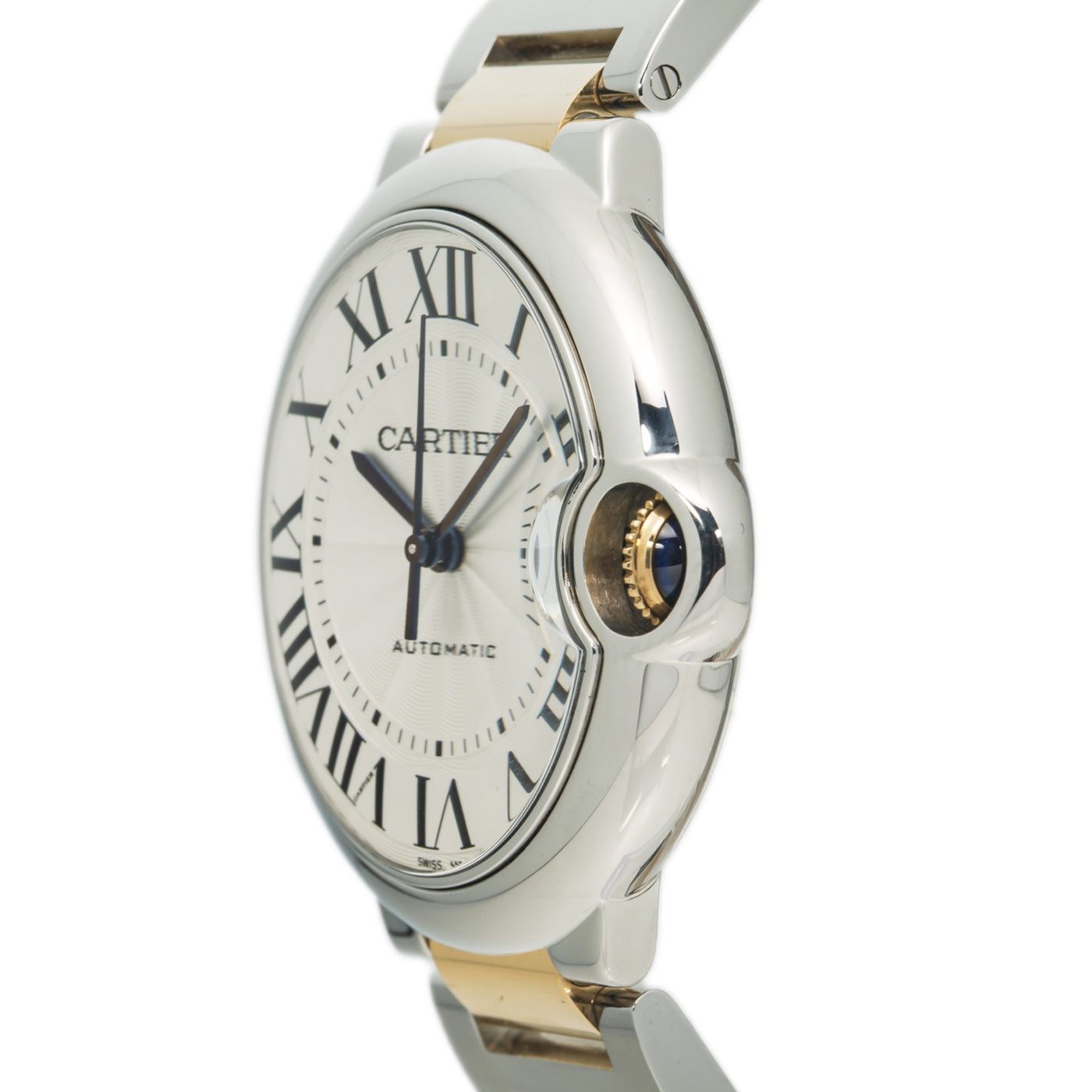  Shop Authentic Cartier Ballon Bleu de Cartier Silver Dial Two Tone Steel Strap Watch for Women - W2BB0030 - Luxxuri