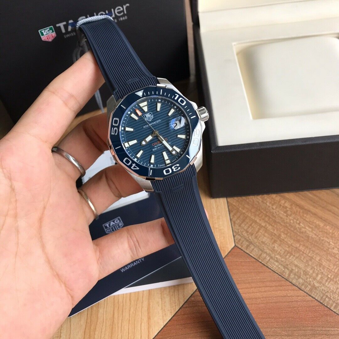  Shop Authentic Tag Heuer Aquaracer Blue Dial Watch for Men -  WAY211C.FT6155 - Luxxuri