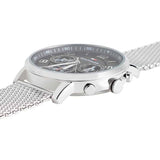  Shop Authentic Tommy Hilfiger Chronograph Black Dial Silver Mesh Bracelet Watch for Men - 1791292 - Luxxuri