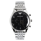  Shop Authentic Emporio Armani Beta Chronograph Black Dial Steel Strap Watch For Men - AR1863 - Luxxuri