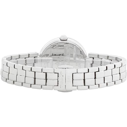 Tissot T Lady Flamingo Mother of Pearl White Dial Silver Steel Strap Watch For Women - T094.210.11.111.00
