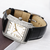  Shop Authentic Michael Kors Emery Three Hand Silver Dial Black Leather Strap Watch For Women - MK4696 - Luxxuri