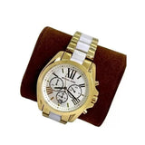  Shop Authentic Michael Kors Bradshaw Chronograph White Dial Two Tone Steel Strap Watch For Women - MK5743 - Luxxuri