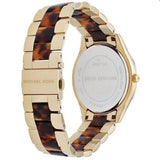  Shop Authentic Michael Kors Slim Runway Tortoise Shell Dial Two Tone Steel Strap Watch for Women - MK4284 - Luxxuri