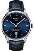  Shop Authentic Tissot Chemin Des Tourelles Powermatic 80 Blue Dial Blue Leather Strap Watch for Men - T099.407.16.047.00 - Luxxuri