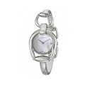  Shop Authentic Gucci Horsebit Collection Diamonds Mother of Pearl Dial Silver Steel Strap Watch For Women - YA139506 - Luxxuri