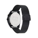  Shop Authentic Tommy Hilfiger Deacon Analog Black Dial Black Mesh Bracelet Watch for Men - 1791547 - Luxxuri