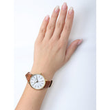  Shop Authentic Michael Kors Pyper Quartz Silver Dial Brown Leather Watch For Women - MK2740 - Luxxuri
