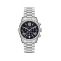  Shop Authentic Michael Kors Lexington Chronograph Black Dial Silver Steel Strap Watch For Women - MK7277 - Luxxuri