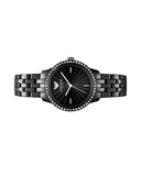  Shop Authentic Emporio Armani Crystal Ceramica Black Dial Black Steel Strap Watch For Women - AR1478 - Luxxuri