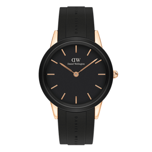  Shop Authentic Daniel Wellington Iconic Motion Black Dial Black Rubber Strap Watch For Men - DW00100425 - Luxxuri