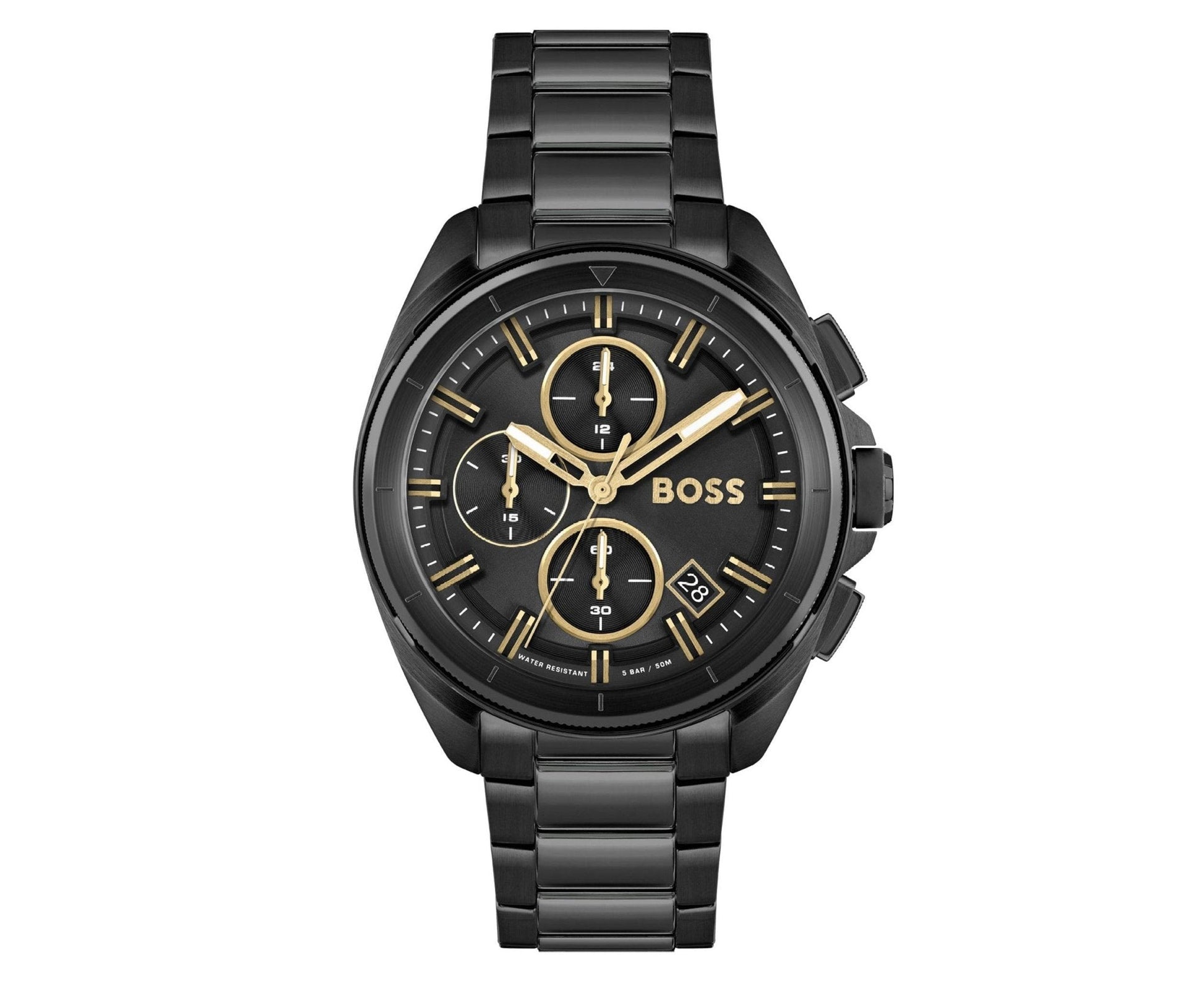  Shop Authentic Hugo Boss Volane Black Dial Black Steel Strap Watch for Men - 1513950 - Luxxuri