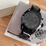  Shop Authentic Michael Kors Bradshaw Chronograph Black Dial Black Steel Strap Watch For Women - MK6058 - Luxxuri