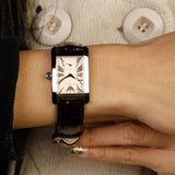  Shop Authentic Emporio Armani Classic Beige Dial Brown Leather Strap Watch For Women - AR0155 - Luxxuri