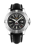  Shop Authentic Breitling Colt Automatic 44mm Black Dial Leather Strap Mens Watch - A1738811/BD44/435X - Luxxuri