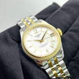  Shop Authentic Tissot Ballade Powermatic 80 Mother of Pearl Silver Dial Two Tone Steel Strap Watch For Women - T108.208.22.117.00 - Luxxuri