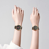  Shop Authentic Versace V-Circle Manifesto Edition Black Dial Black Leather Strap Watch for Men - VBQ050017 - Luxxuri