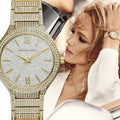  Shop Authentic Michael Kors Kerry Crystals Gold Dial Gold Steel Strap Watch For Women - MK3360 - Luxxuri