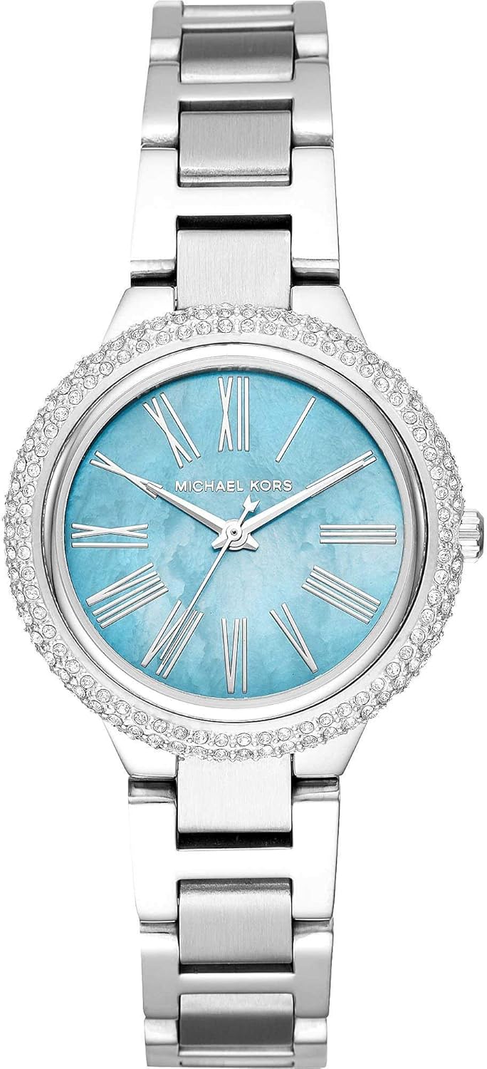  Shop Authentic Michael Kors Taryn Quartz Blue Dial Blue Steel Strap Watch For Women - MK6563 - Luxxuri