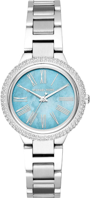  Shop Authentic Michael Kors Taryn Quartz Blue Dial Blue Steel Strap Watch For Women - MK6563 - Luxxuri
