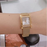  Shop Authentic Guess Nouveau Diamonds Rose Gold Dial Rose Gold Mesh Bracelet Watch for Women - W0127L3 - Luxxuri