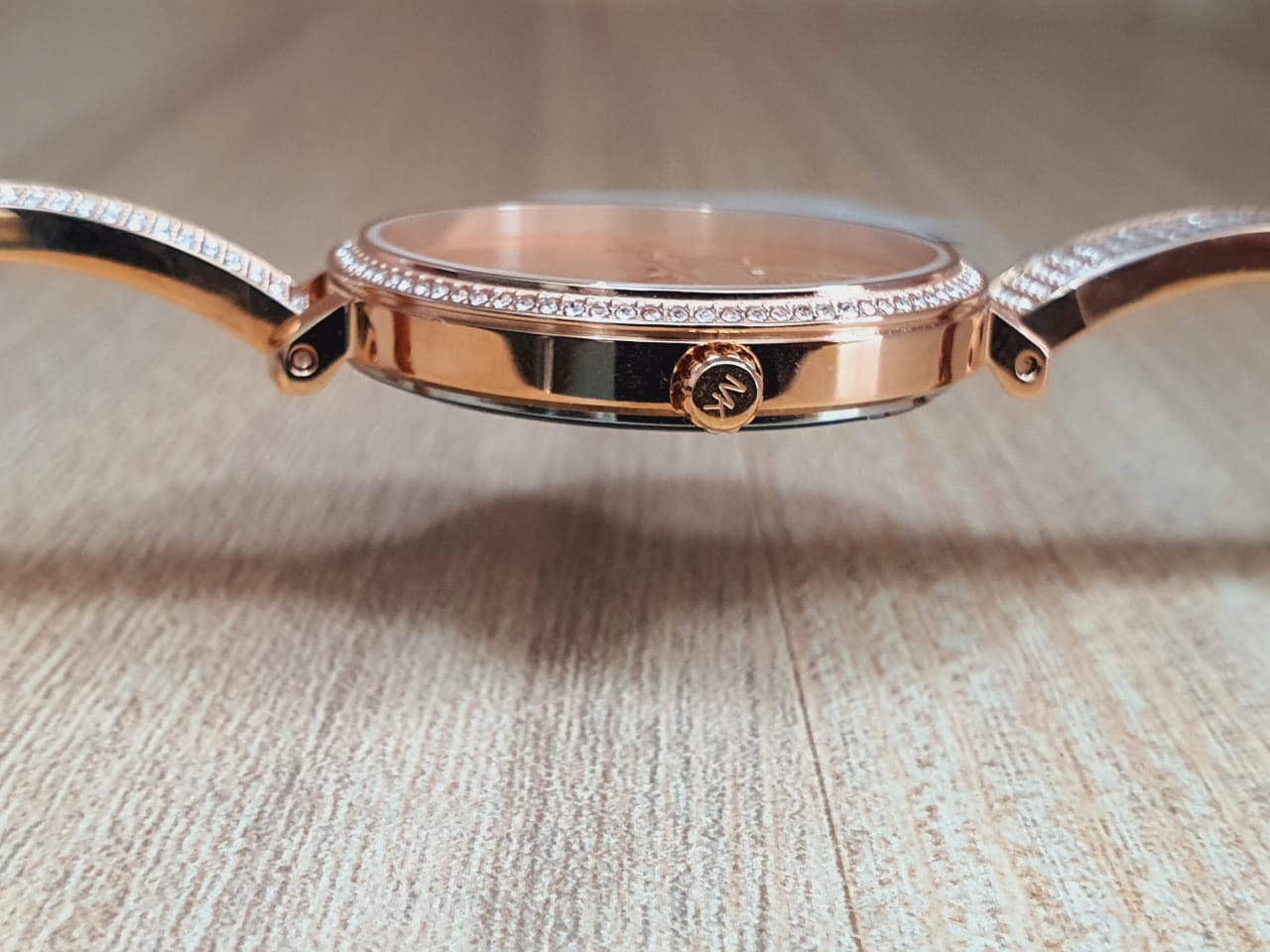  Shop Authentic Michael Kors Jaryn Quartz Rose Gold Dial Rose Gold Steel Strap Watch For Women - MK3785 - Luxxuri