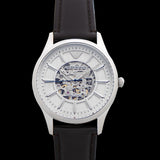  Shop Authentic Emporio Armani Meccanico White Dial Brown Leather Strap Watch For Men - AR1946 - Luxxuri