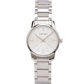  Shop Authentic Calvin Klein City White Dial Silver Steel Strap Watch for Women - K2G23146 - Luxxuri