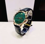  Shop Authentic Gucci Le Marche Des Merveilles Quartz Green Dial Black Leather Strap Watch For Women - YA126463 - Luxxuri