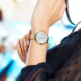  Shop Authentic Tommy Hilfiger Angela White Dial Gold Steel Strap Watch for Women - 1782128 - Luxxuri