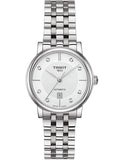  Shop Authentic Tissot T Classic Carson Premium White Diamonds Dial Silver Steel Strap Watch for Women - T1222071103600 - Luxxuri