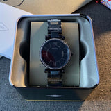  Shop Authentic Fossil Carlie Black Dial Black Steel Strap Watch for Women - ES4488 - Luxxuri