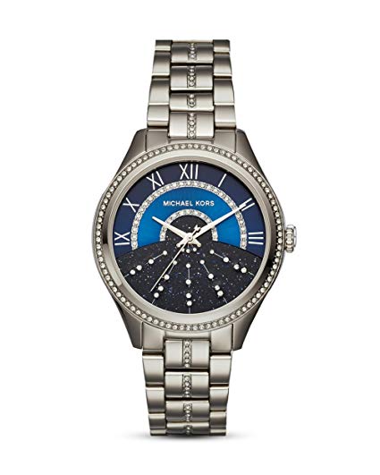  Shop Authentic Michael Kors Lauryn Blue Dial Silver Steel Strap Watch for Women - MK3720 - Luxxuri
