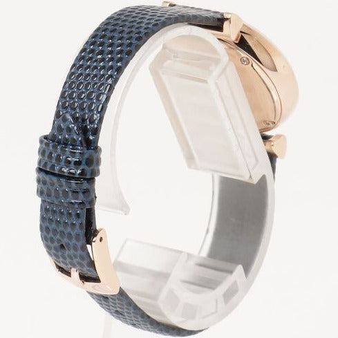  Shop Authentic Emporio Armani Gianni T-Bar Analog Mother of Pearl Dial Blue Leather Strap Watch For Women - AR11468 - Luxxuri