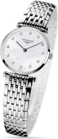  Shop Authentic Longines La Grande Classique Diamonds White Dial Silver Steel Strap Watch for Women - L4.209.4.87.6 - Luxxuri