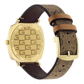  Shop Authentic Gucci Grip Disney Mickey Mouse Gold Dial Brown Leather Strap Watch For Women - YA157420 - Luxxuri