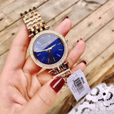  Shop Authentic Michael Kors Darci Blue Dial Gold Steel Strap Watch for Women - MK3406 - Luxxuri