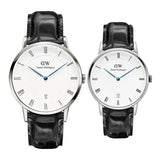  Shop Authentic Daniel Wellington Dapper Reading White Dial Black Leather Strap Watch For Men - DW00100108 - Luxxuri