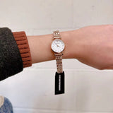  Shop Authentic Emporio Armani Gianni T-Bar Mother of Pearl Dial Rose Gold Steel Strap Watch For Women - AR11203 - Luxxuri