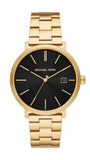  Shop Authentic Michael Kors Blake Quartz Black Dial Gold Steel Strap Watch for Men - MK9136 - Luxxuri