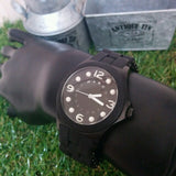  Shop Authentic Marc Jacobs Pelly Black Dial Black Silicone Strap Watch for Women - MBM2516 - Luxxuri