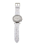  Shop Authentic Michael Kors Parker Chronograph White Dial White Leather Strap Watch For Women - MK7226 - Luxxuri