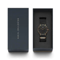  Shop Authentic Daniel Wellington Classic Cornwall Black Dial Black NATO Strap Watch For Women - DW00100150 - Luxxuri